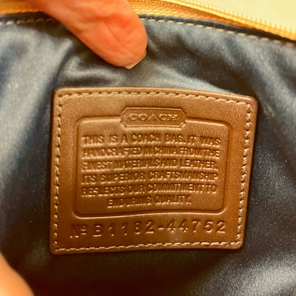 Coach Crossbody Purse With Python Details - image 3